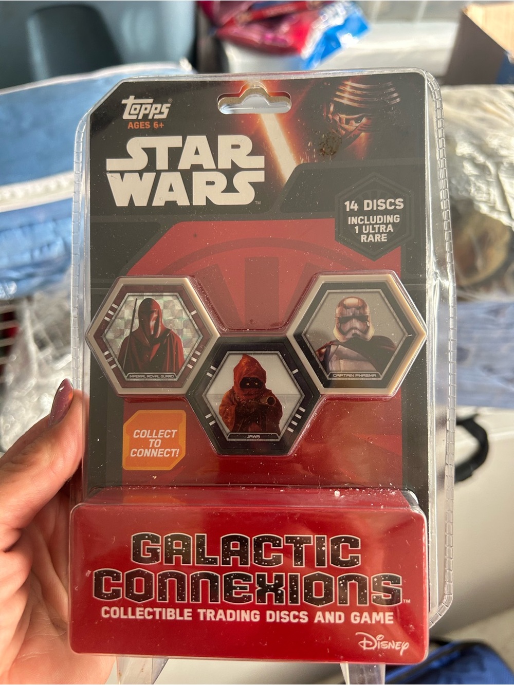 Topps Star Wars Galactic Connexions Red Black Collectible Discs